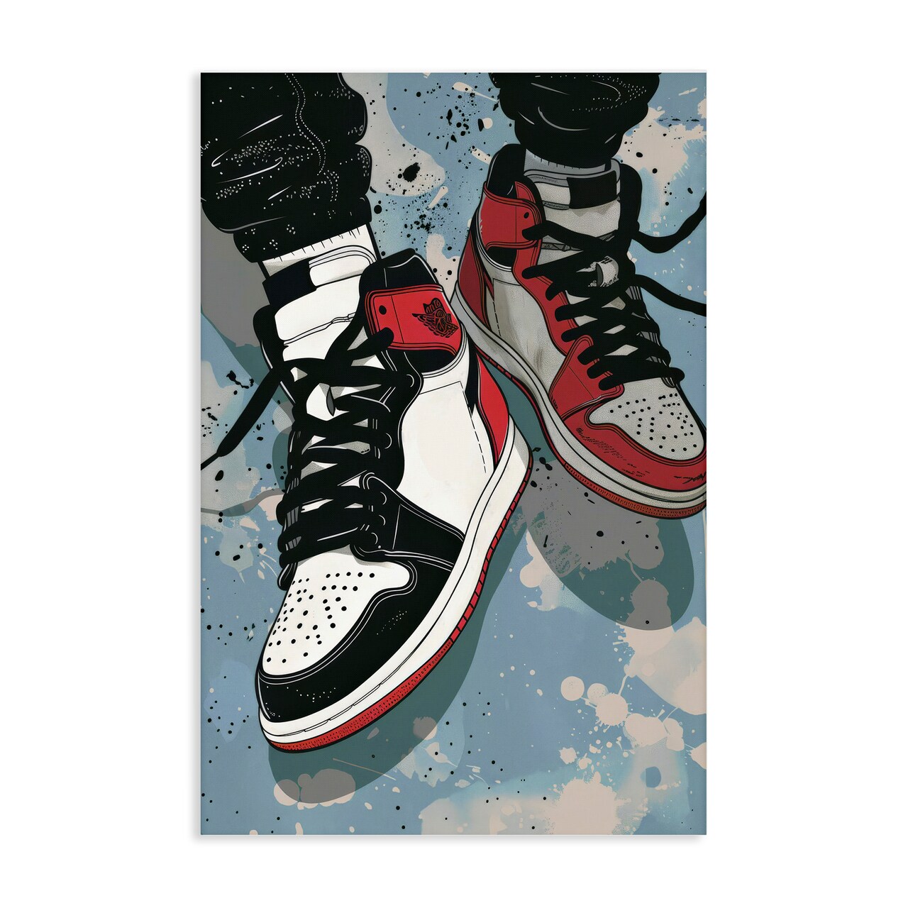 Stupell Industries Casual Streetwear Sneakers Canvas, design by Ray Powers